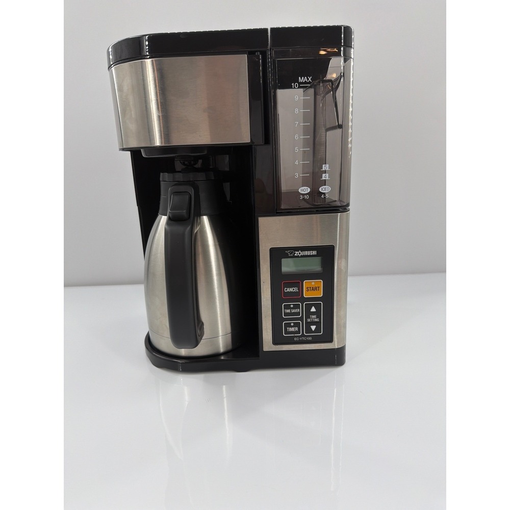 Zojirushi EC-YTC100 Coffee Maker 10 Cup Thermal Carafe Stainless Steel Black